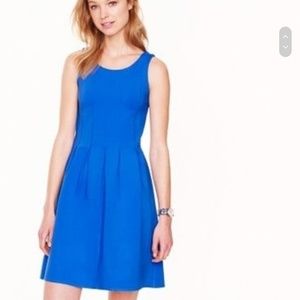 J.CREW Splendorous pleated flare dress.